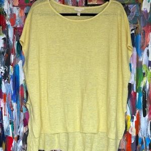Eileen Fisher, Large, Light Yellow Sweater